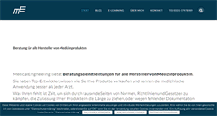 Desktop Screenshot of med-engineering.de